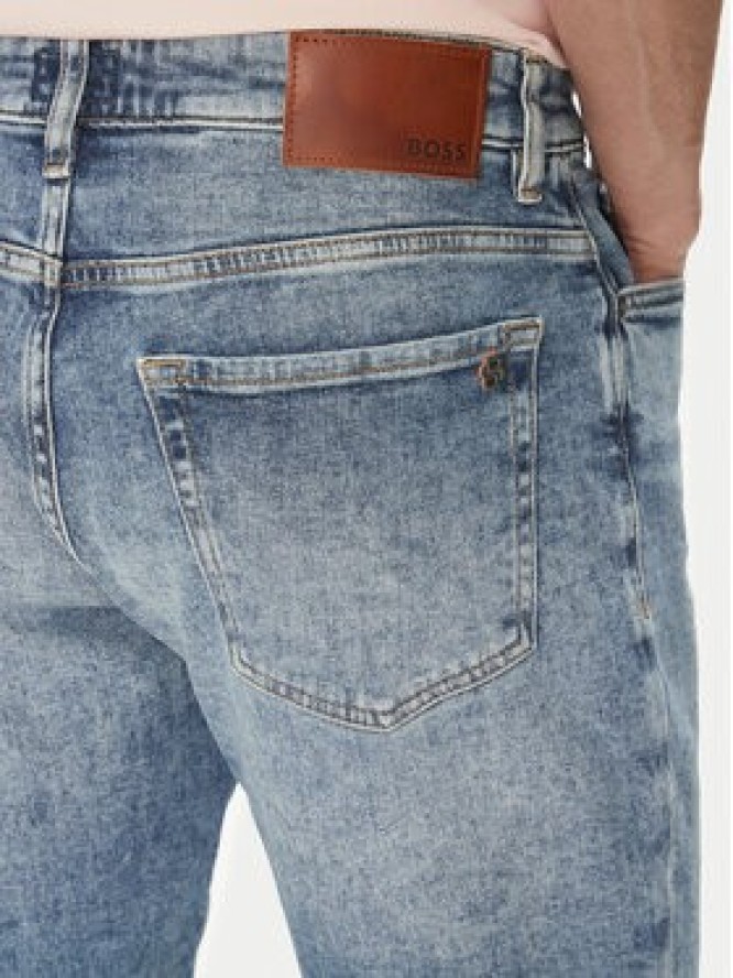 BOSS Szorty jeansowe Re.Maine 50537816 Niebieski Regular Fit