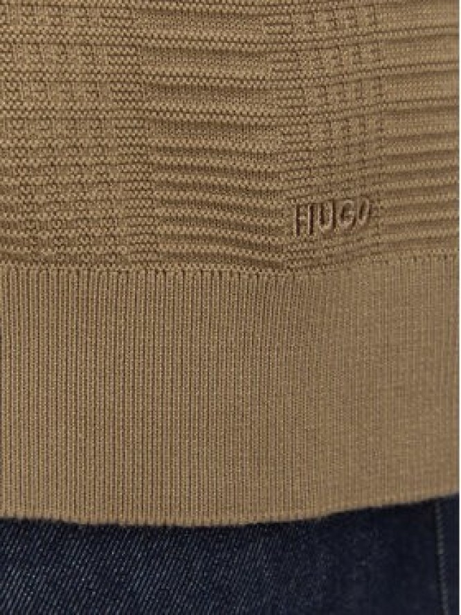 HUGO Sweter Simoh 50566762 Brązowy Regular Fit