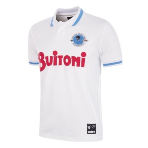 Koszulka retro piłkarska dla dorosłych - Maradona x COPA Neapol 1986-87 - Biały
