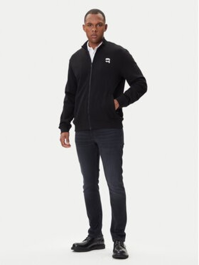 KARL LAGERFELD Bluza 705712 500900 Czarny Regular Fit