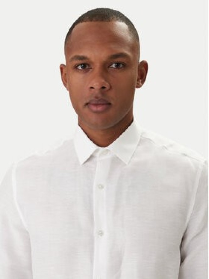 Calvin Klein Koszula LV019EU121 Biały Regular Fit