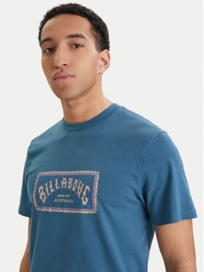 Billabong T-Shirt Arch Frame EBYZT00341 Niebieski Regular Fit