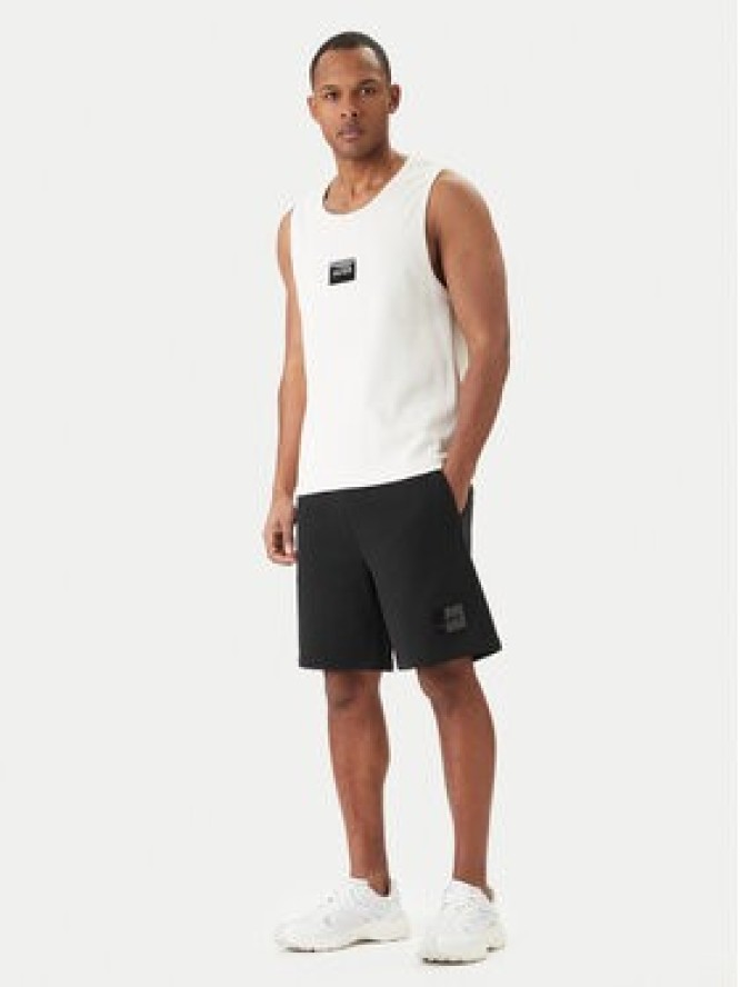 HUGO Szorty materiałowe Darix 50557471 Czarny Relaxed Fit