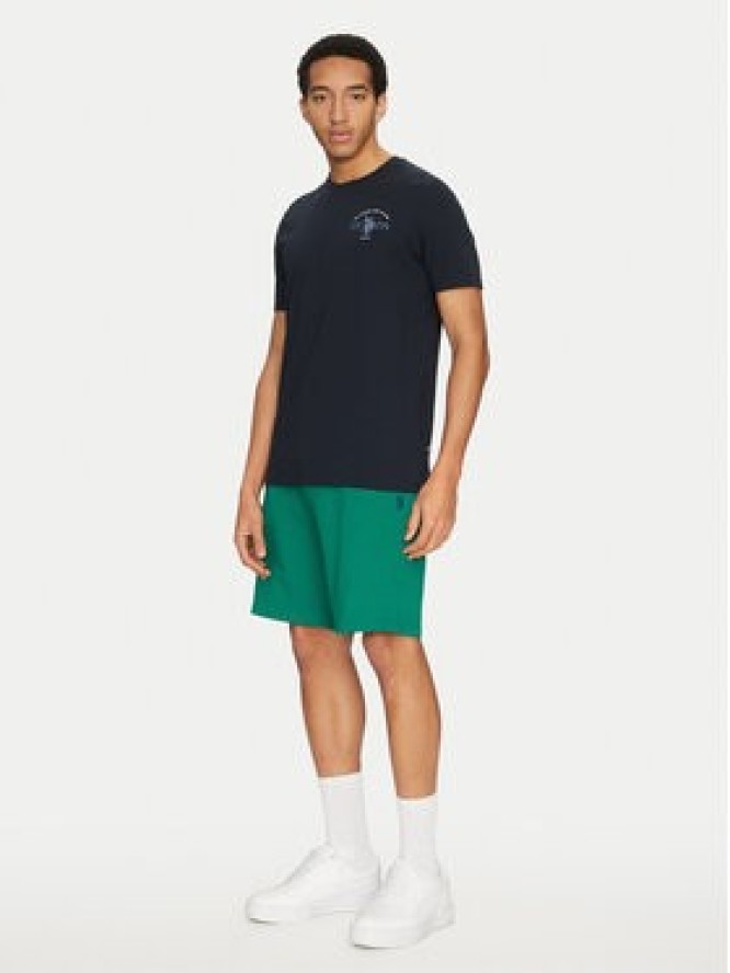 U.S. Polo Assn. T-Shirt MUP3657 Granatowy Regular Fit