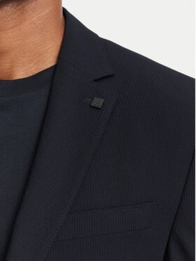 KARL LAGERFELD Marynarka 155280-562034 Granatowy Slim Fit