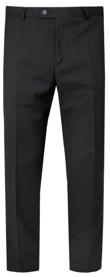 Eleganckie Czarne Spodnie - Wizytowe - Zwężane Nogawki - CASINO