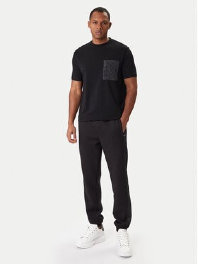 KARL LAGERFELD T-Shirt 755031 561221 Czarny Regular Fit