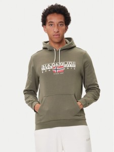 Napapijri Bluza B-Aylmer NP0A4I1D Khaki Regular Fit