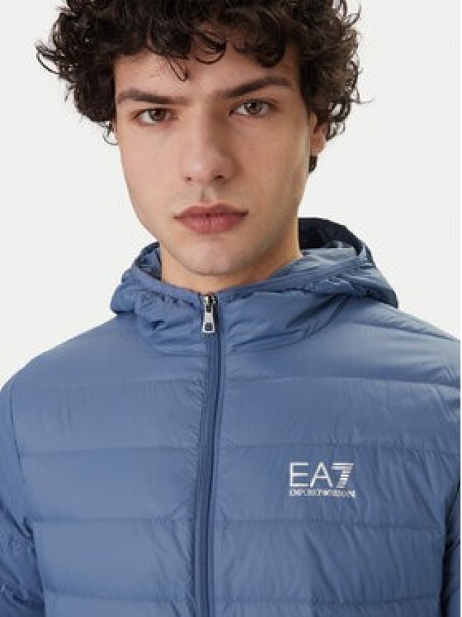 EA7 Emporio Armani Kurtka puchowa 8NPB24 PNGPZ UB064 Niebieski Regular Fit