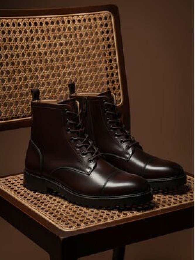 Gino Rossi Trzewiki EO-UBERTO-02 125AM Brązowy