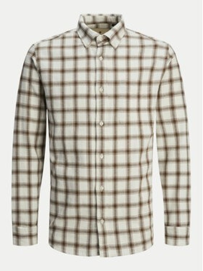 Jack & Jones Koszula Blubrook 12260710 Beżowy Comfort Fit