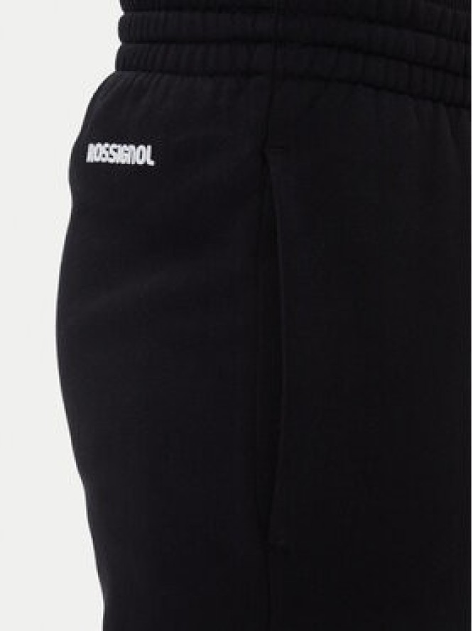 Rossignol Spodnie dresowe RLOMP12 Czarny Regular Fit