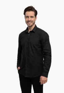 Czarna koszula, Regular Fit, K-TERSI