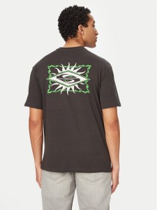 Quiksilver T-Shirt EV Starfish Stamp EQYZT08284 Czarny Regular Fit