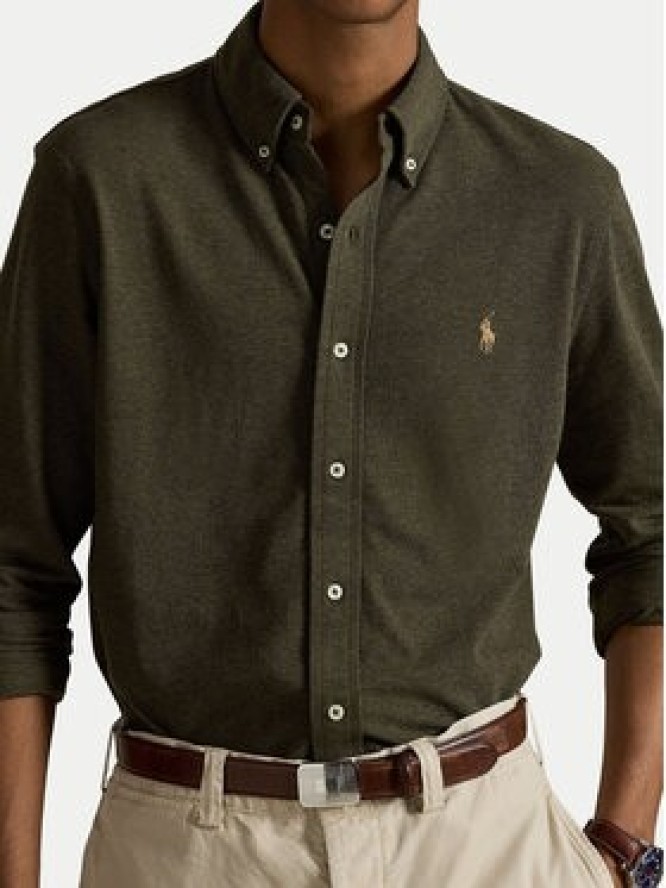 Polo Ralph Lauren Koszula 710654408111 Zielony Regular Fit