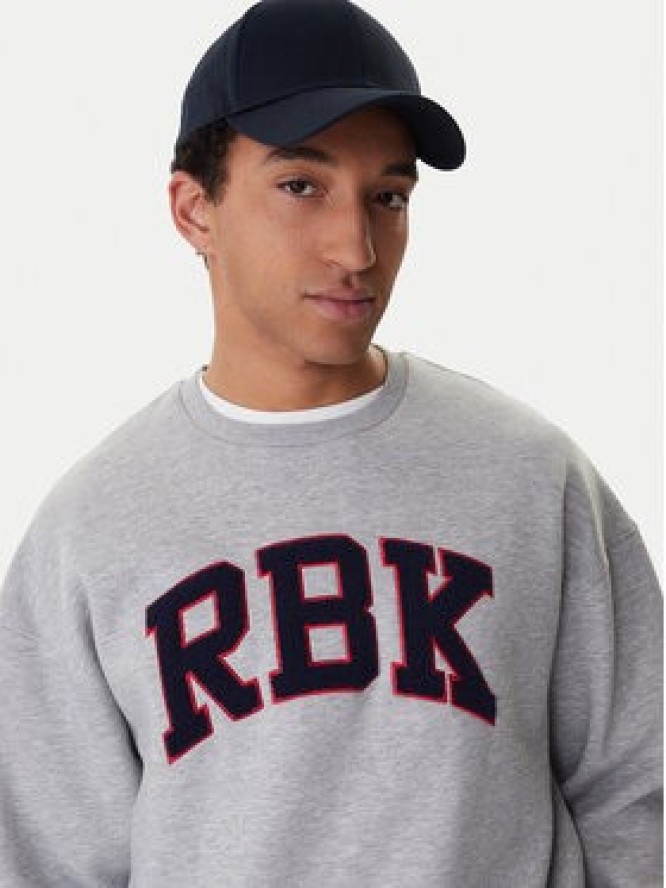 Reebok Bluza Barry RK25553CCM Szary Relaxed Fit