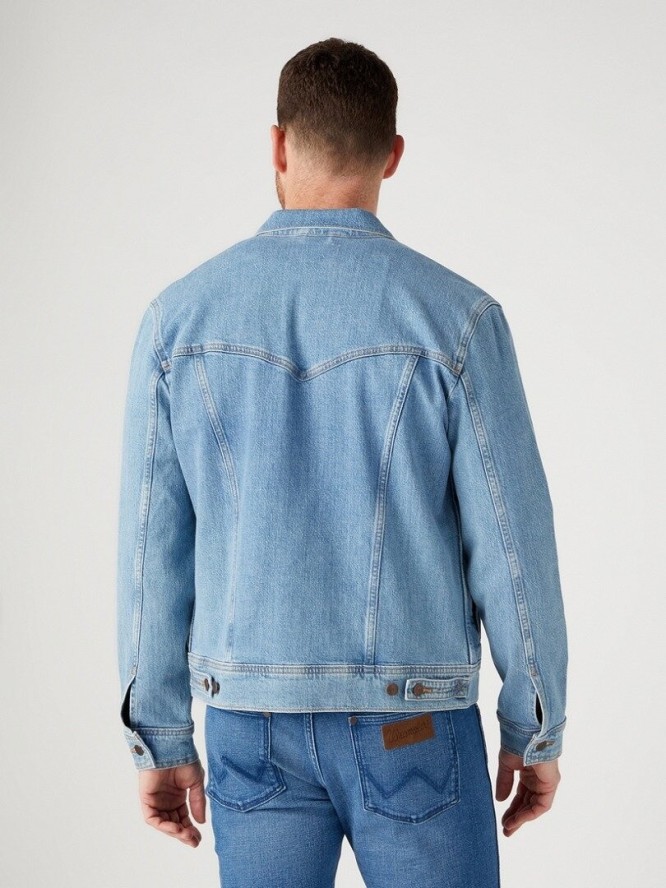 WRANGLER AUTHENTIC JACKET MĘSKA KURTKA JEANSOWA JEANS LOGO Jacket Empire W410EL44L 112329005