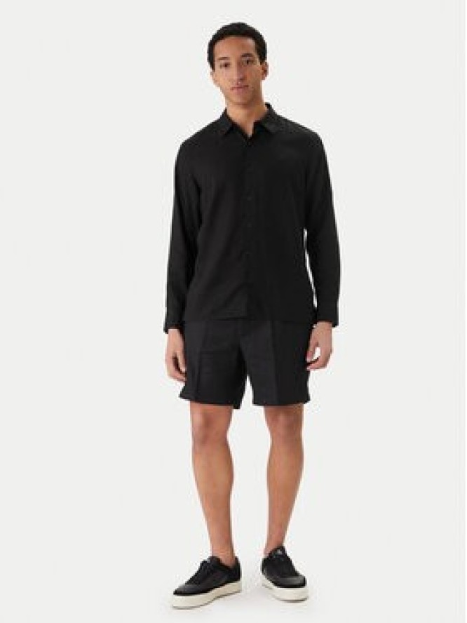 Calvin Klein Koszula LV04LE125G Czarny Regular Fit