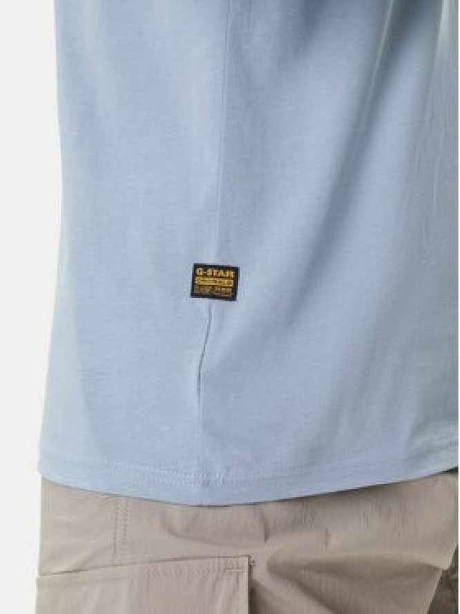G-Star Raw T-Shirt Base-S D16411-336 Błękitny Regular Fit