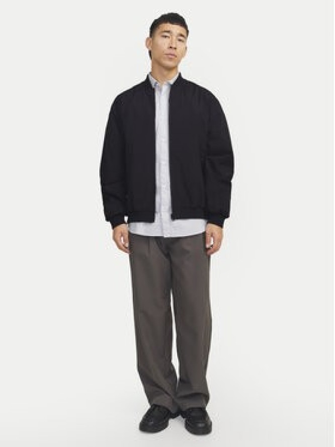 Jack & Jones Kurtka bomber Echarge 12268608 Czarny Regular Fit