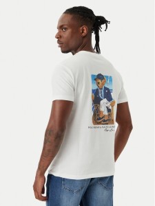 Polo Ralph Lauren T-Shirt 710B21952001 Biały Regular Fit