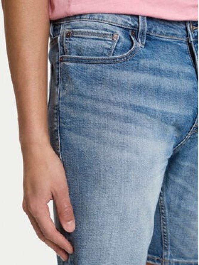 Guess Szorty jeansowe M6GDV2 D1095 Niebieski Regular Fit