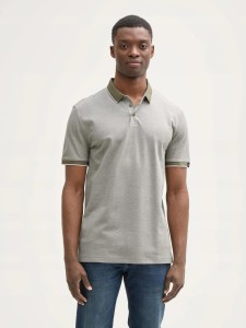 T-SHIRT KOSZULKA POLO MĘSKA Z LOGO NA RĘKAWIE TOM TAILOR