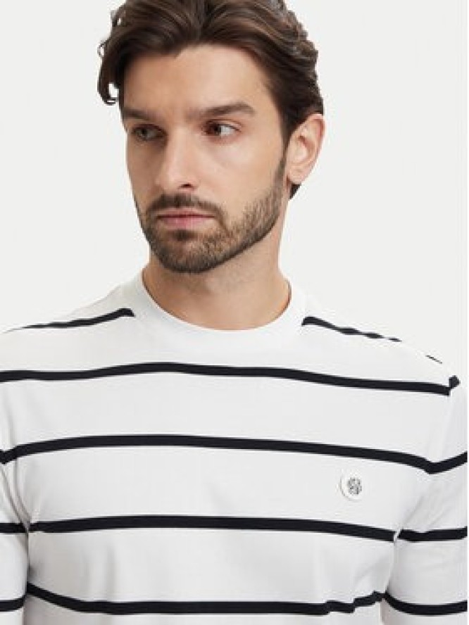 BOSS T-Shirt C-Taut 01 50555844 Kremowy Regular Fit