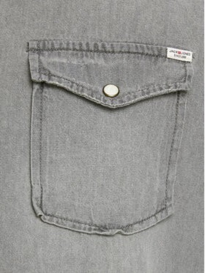 Jack & Jones Koszula Sheridan 12138115 Szary Slim Fit