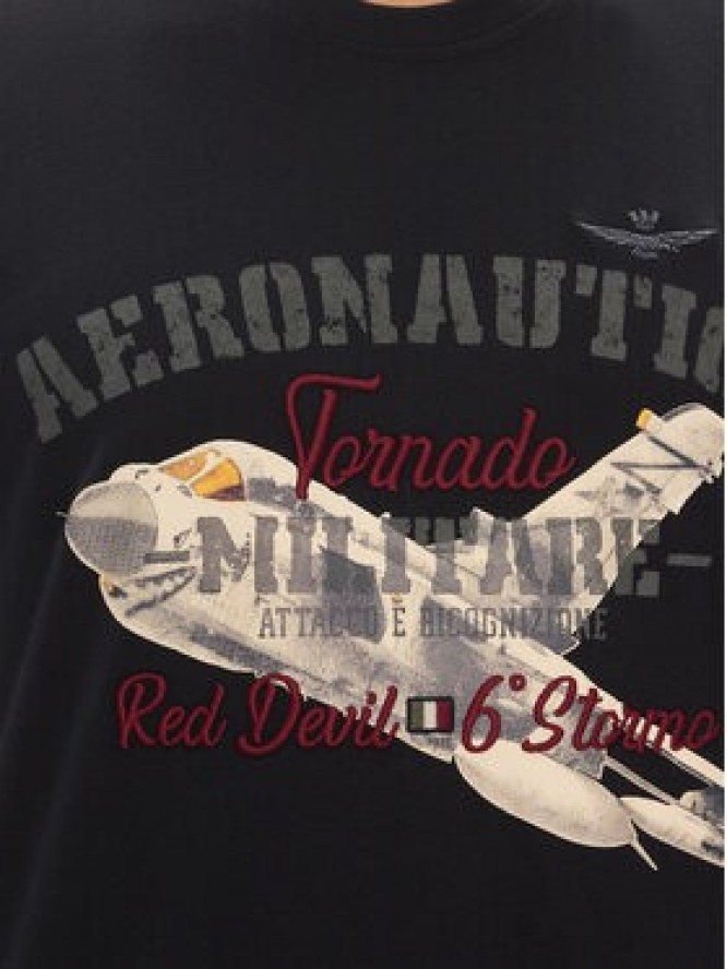 Aeronautica Militare T-Shirt 251TS2406J641 Granatowy Regular Fit