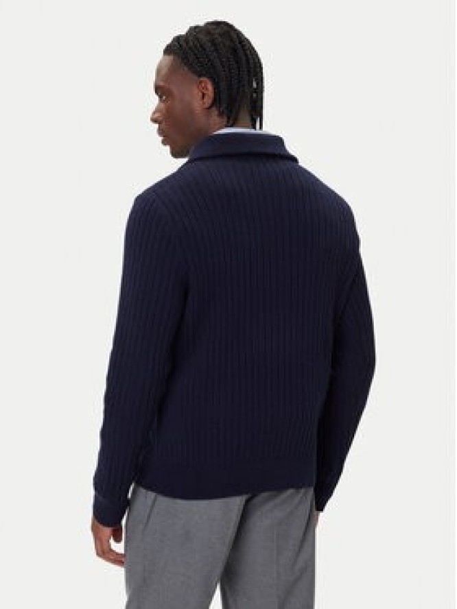 Polo Ralph Lauren Sweter 710974167001 Granatowy Regular Fit