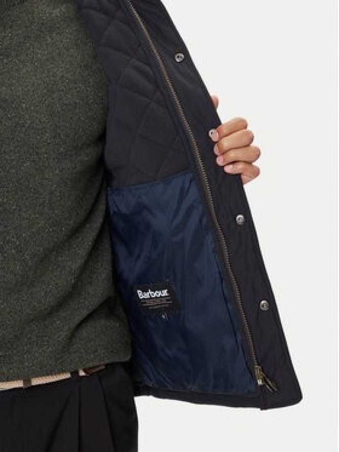 Barbour Kurtka przejściowa Powell MQU0281NY71 Granatowy Slim Fit