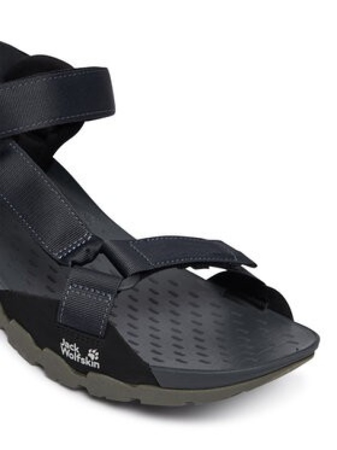 Jack Wolfskin Sandały Ridge A65589 Czarny