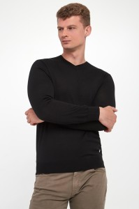 Sweter męski z wełny merino LIU JO