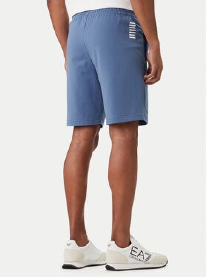EA7 Emporio Armani Szorty sportowe 8NPS65 PJVRZ UB064 Niebieski Regular Fit