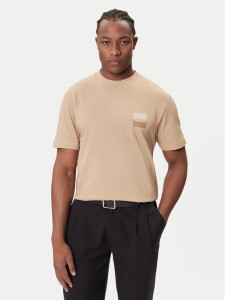 HUGO T-Shirt Dusplito 50542816 Beżowy Relaxed Fit