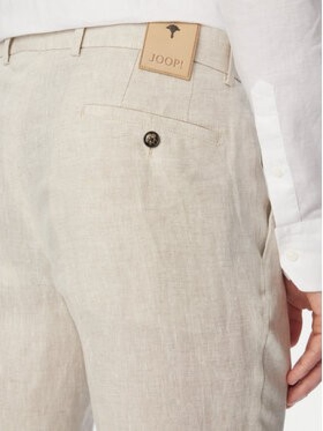 JOOP! Spodnie garniturowe Hank 30102982 Beżowy jasny Slim Fit