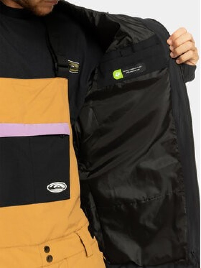 Quiksilver Kurtka outdoor High In Th Hood EQYTJ03436 Czarny Regular Fit