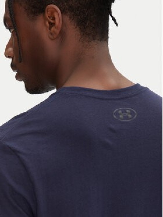 Under Armour T-Shirt Strip Logo 1390203 Granatowy Relaxed Fit