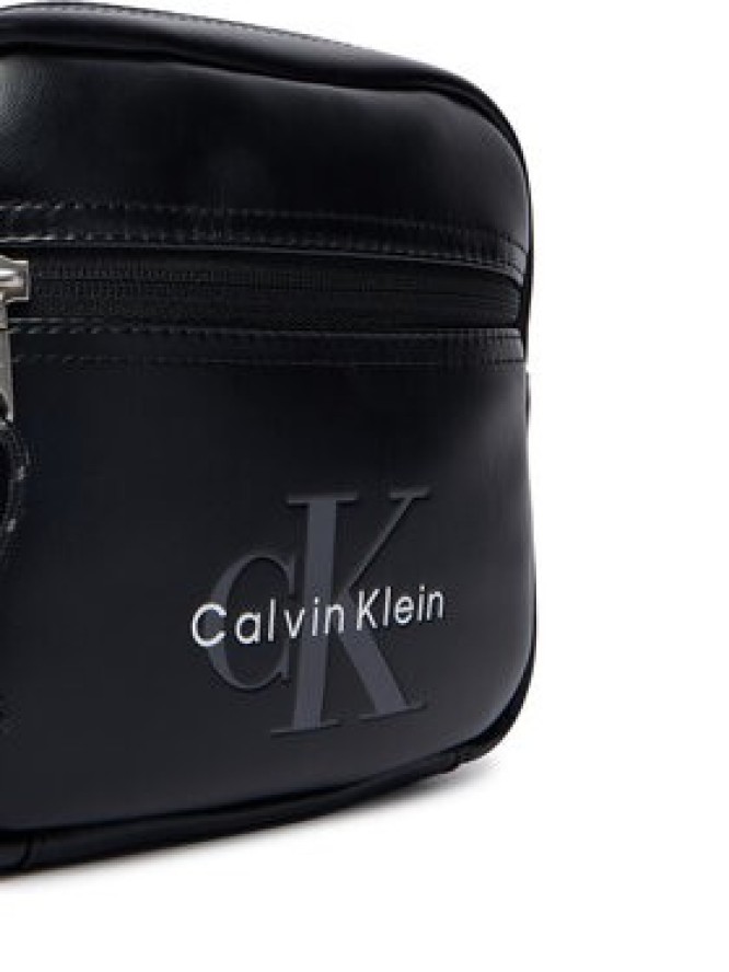 Calvin Klein Saszetka Bold Logo Webbing Square Crossbo LV04D3445G Czarny