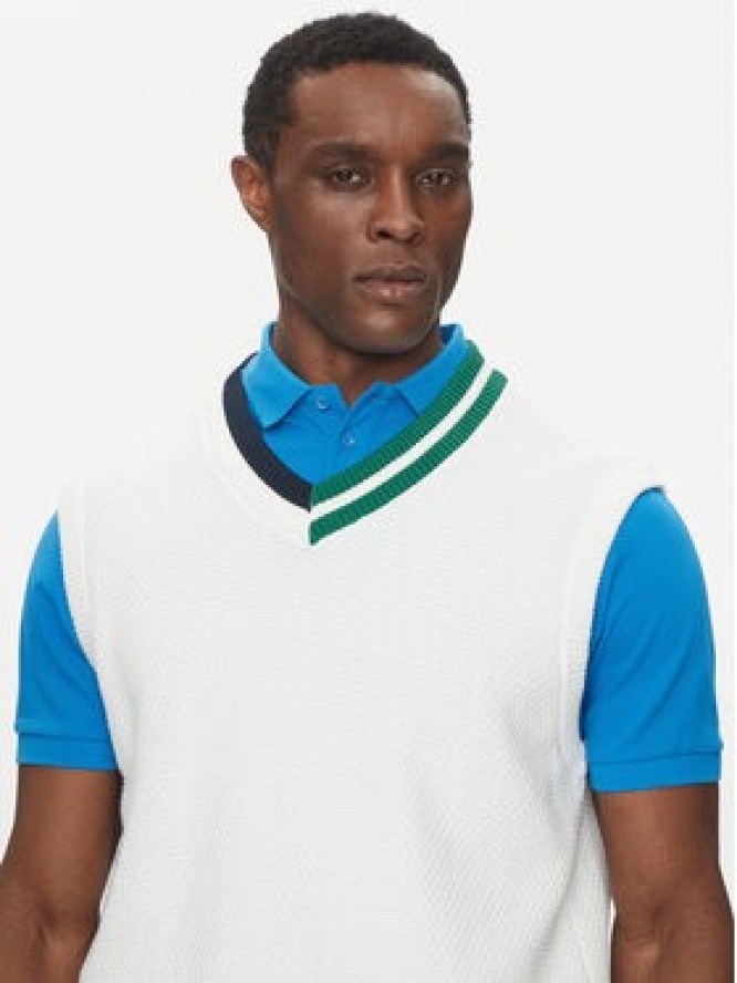 Hechter Paris Sweter 65013 151809 Biały Regular Fit