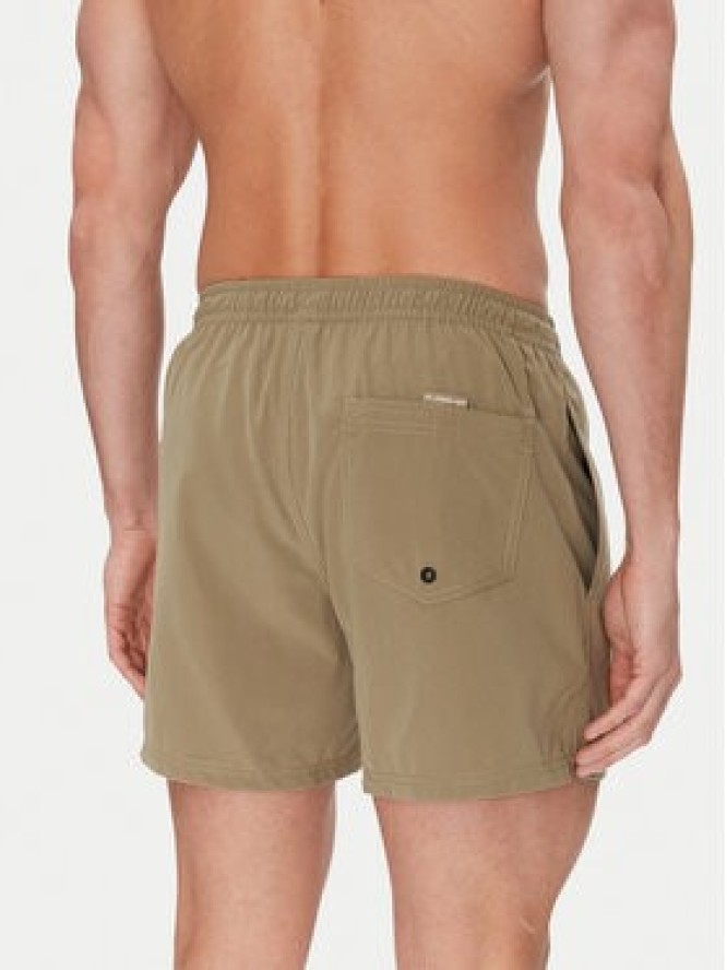 Quiksilver Szorty kąpielowe Spl Fineline Volley 15 EQYJV04141 Khaki Regular Fit