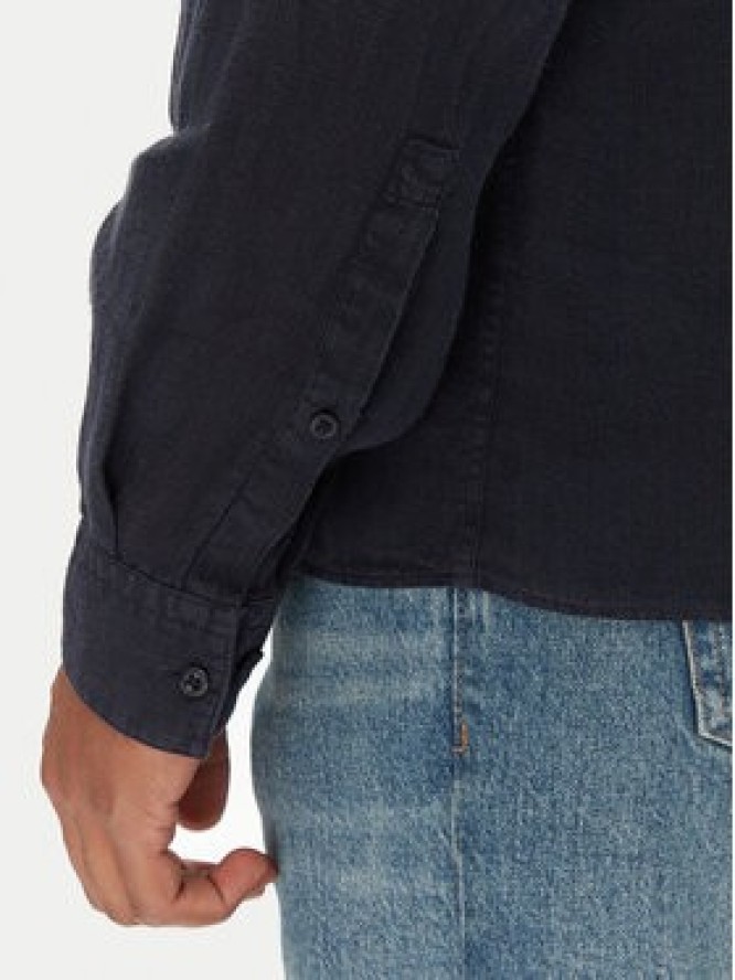 HUGO Koszula Elvory 50490740 Granatowy Slim Fit