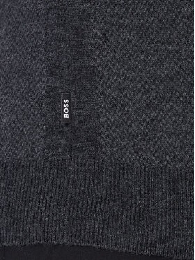 BOSS Sweter H-Hettore 50549976 Czarny Regular Fit