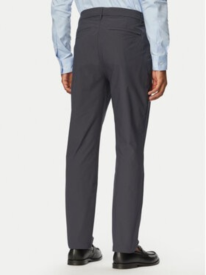 Calvin Klein Spodnie materiałowe LV04LB610G Granatowy Slim Fit