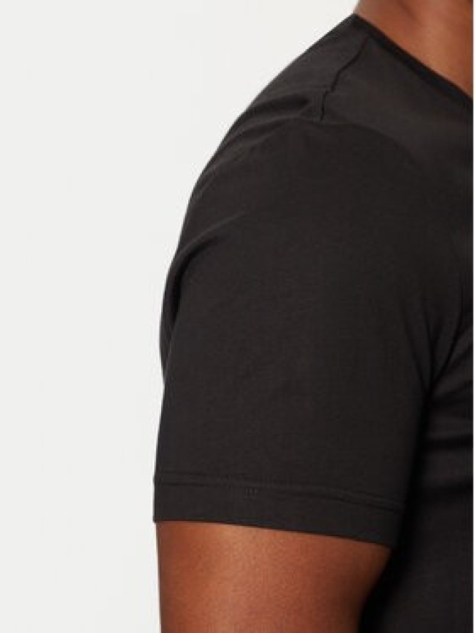 Calvin Klein T-Shirt Smooth Cotton T-Shirt K10K112229 Czarny Regular Fit