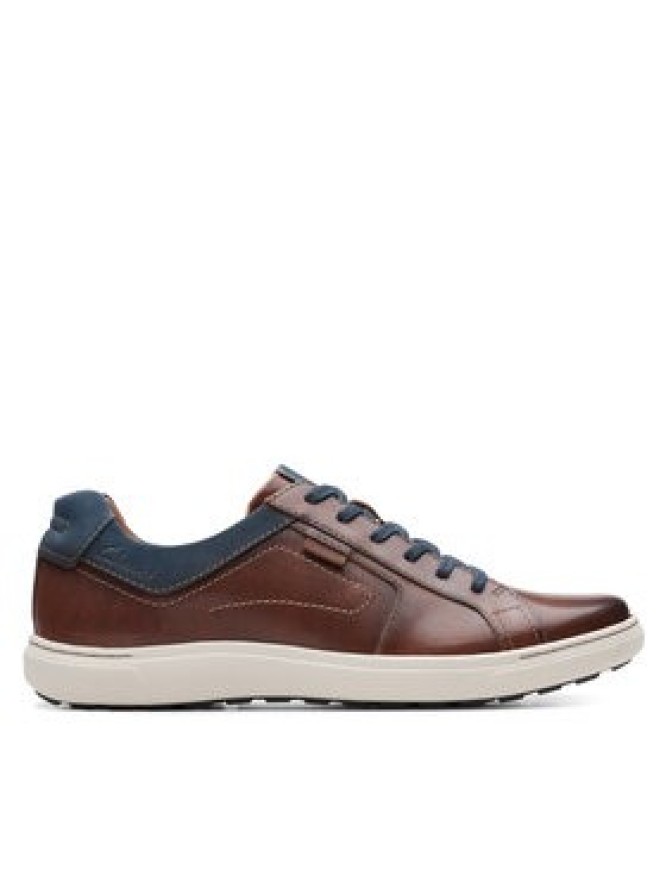 Clarks Sneakersy Mapstone Lace 26176886 Brązowy