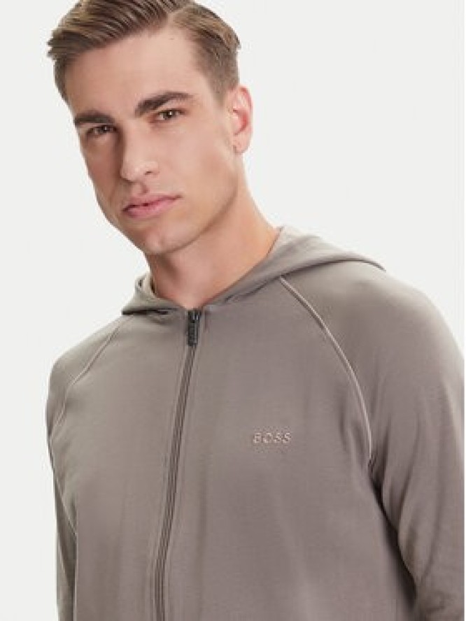 BOSS Bluza Mix&Match 50515313 Brązowy Regular Fit