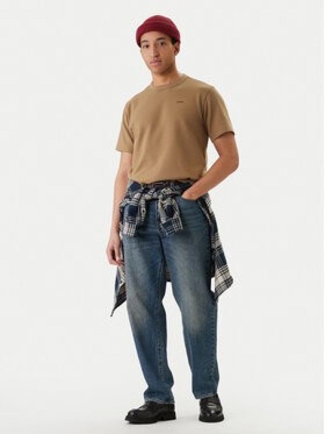 G-Star Raw T-Shirt D28609-E383 Beżowy Regular Fit