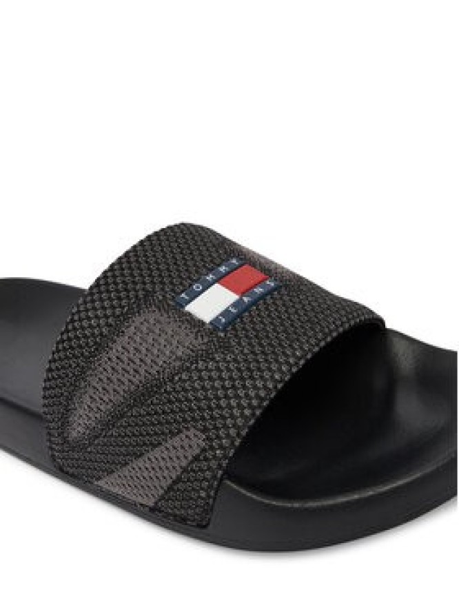 Tommy Jeans Klapki EM0EM01697 Czarny